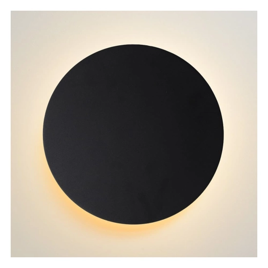 Kinkiet EKLYPS Ø 25 cm LED 1x8W 3000K czarny 46201/08/30 Lucide - zdjęcie dodatkowe 3